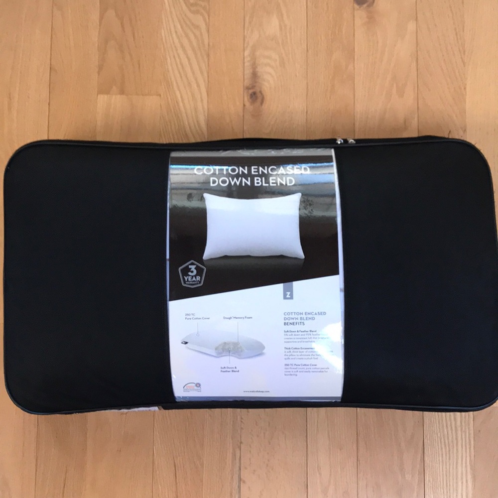 *NWT* Cotton Encased Down Blend Pillow
